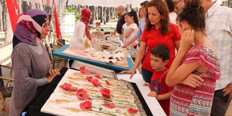 El Sanatları Çamlık’ta Sergilendi