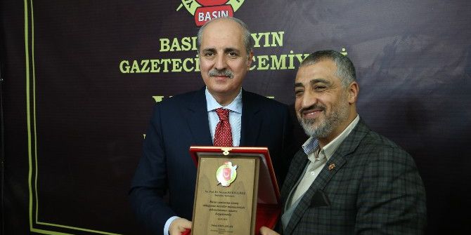 Kızılaslan, Başbakan Yardımcısı Kurtulmuş’a Basının Sorunlarını Anlattı