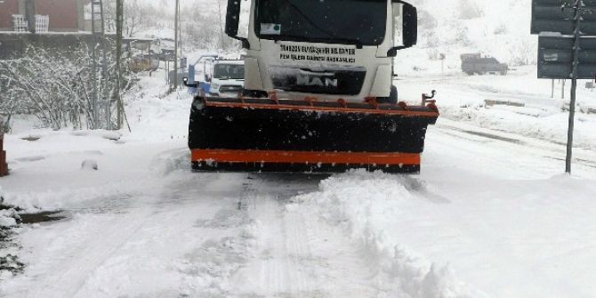 Trabzon’da Kar Mücadelesi Çalışmaları