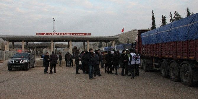 Yardım Tırları Halep’e Hareket Etti