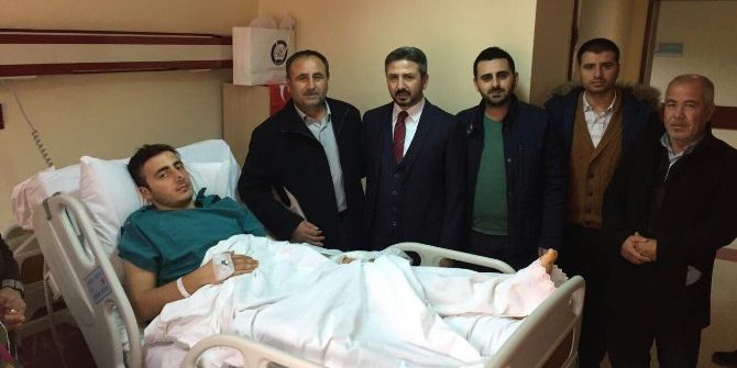 Başkanvekili Aydın, Yaralı Polise Geçmiş Olsun Dileklerini İletti