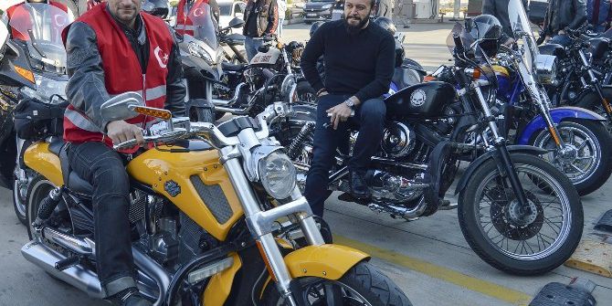 Hamile Kadına Darp Olayının Mağduruna Motosikletli Destek