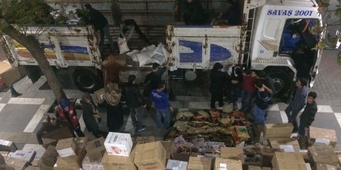 Şanlıurfalı Gençlerden Halep İçin Yardım Kampanyası