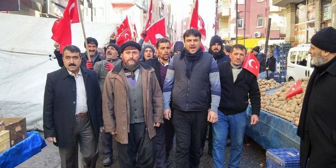 Pazarcılardan Kayseri Saldırısına Tepki