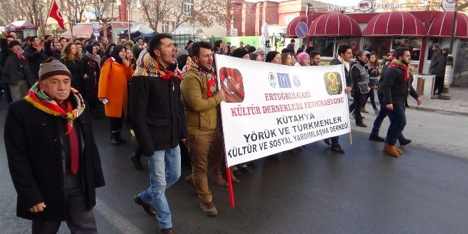 Kütahya’da Teröre Lanet Yürüyüşü