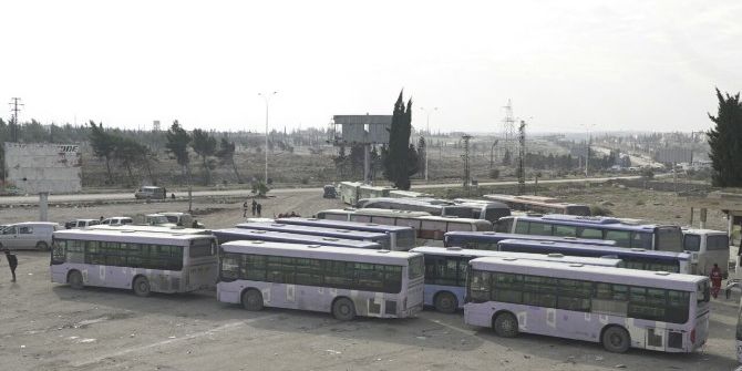 İha Ekibi Tahliyelerin Yapıldığı Halep’te