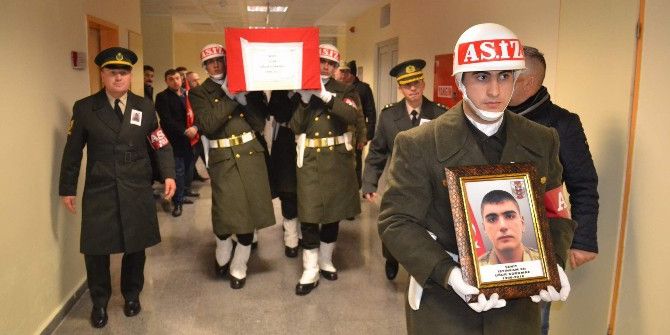 Şehit Korkmaz’ın Naaşı Memleketi Rize’de