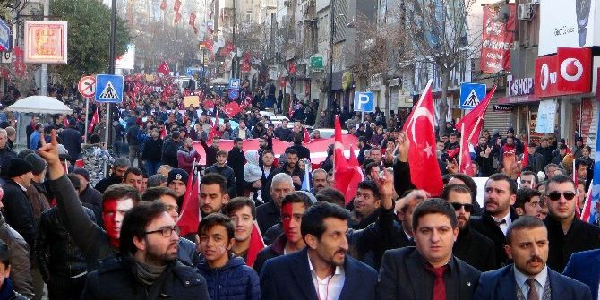 Tekirdağ’da Teröre Karşı Dev Yürüyüş