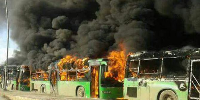 Halep’te Sivillerin Tahliyesine Ara Verildi