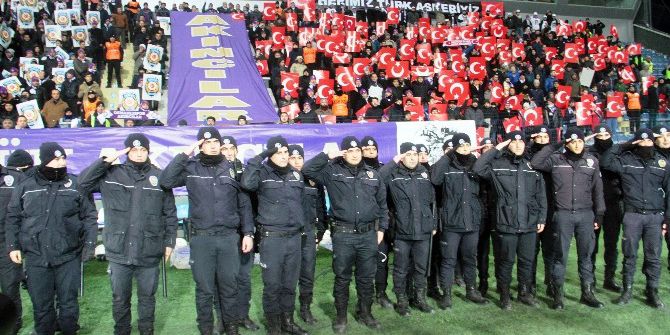 Osmanlıspor - Galatasaray Maçında Çevik Kuvvet Polisleri Unutulmadı