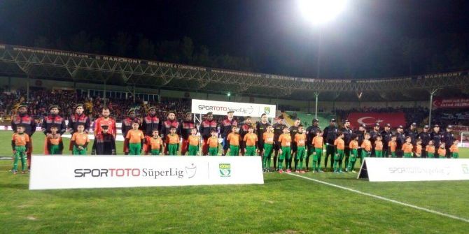 Alanyaspor - Akhisar Maçında Asker Ve Polise Destek