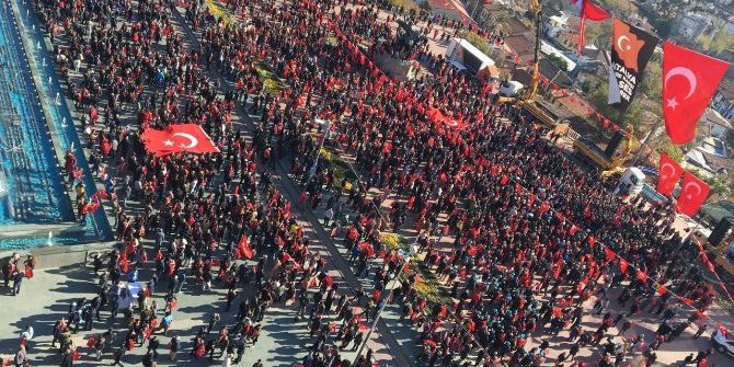 Yurdun Dört Bir Yanında ’Teröre Lanet’ Yürüyüşleri