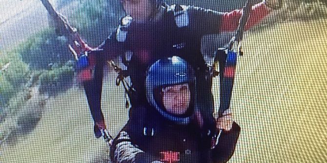 66 Yaşında Yamaç Paraşütü Yaptı