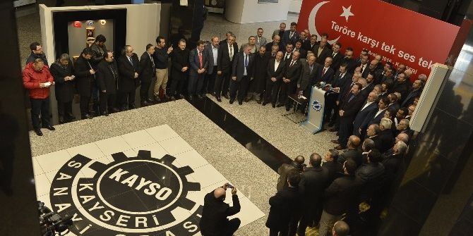 Stk’lardan Kayseri’de Teröre Karşı Ortak Tepki