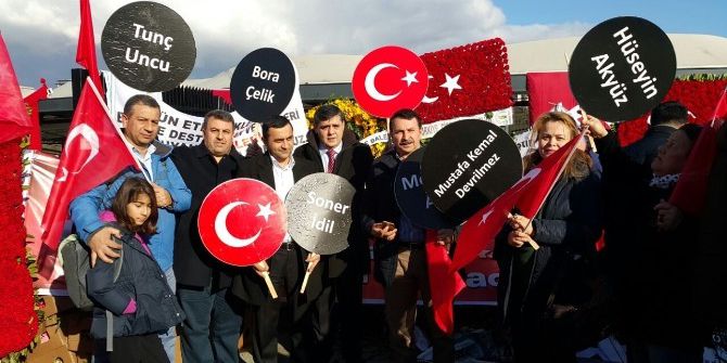 Erzincanlı Gazeteciler Birliği Şehitler Tepesi’nde Dua Etti