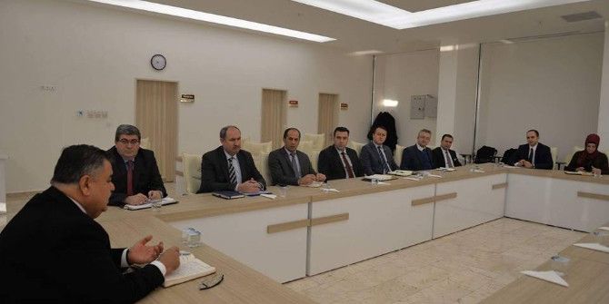 Başkan Yağcı Haftalık İstişare Toplantısını Yaptı