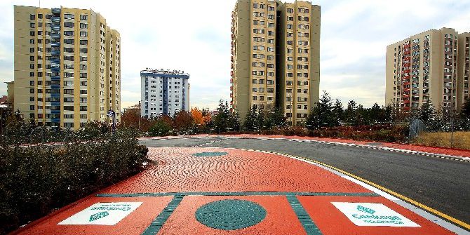 Çankaya Kaldırımlara Renk Kattı