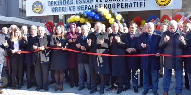 Esnaf Ve Sanatkarlar Kredi Ve Kefalet Kooperatifleri Binası Dualarla Açılldı