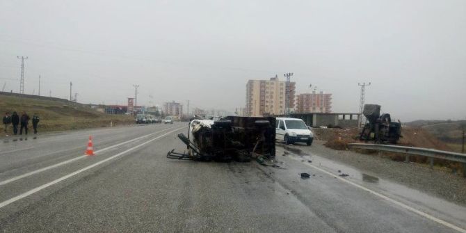 Batman’da Trafik Kazası: 8 Yaralı