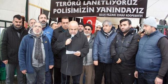 Çekmeköy Ulus Pazarı Esnafı, Terörü Lanetledi