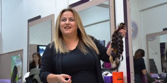 Saçım Saçın Olsun Kampanyasına Biga’dan Destek