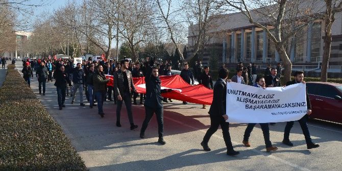 Önce Yasin-i Şerif Okudular, Ardından Teröre Tepki Yürüyüşü Düzenlediler
