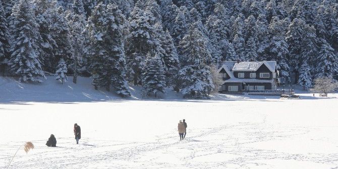Doğa Harikası Gölcük Gölü Dondu