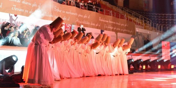 Kepez’de Mevlana Şeb-i Arus Töreniyle Anıldı