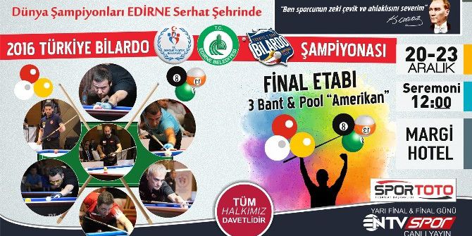 Bilorda Şampiyonası Edirne’de