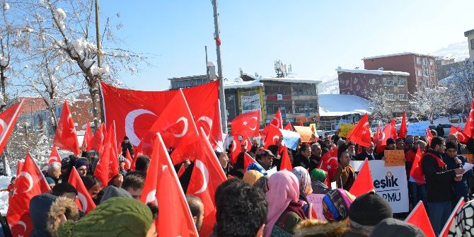 Muş’ta Teröre Lanet