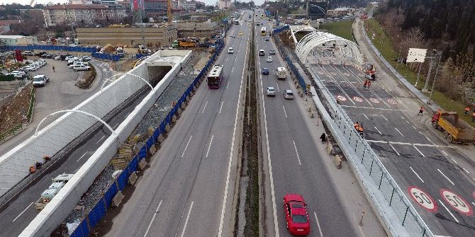 Açılışına Bir Gün Kala Avrasya Tüneli Havadan Görüntülendi