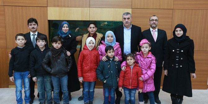 Başkan Toçoğlu Sığınmacı Öğrencilerle Bir Araya Geldi