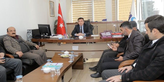 Muhtarlardan Vaski Genel Müdürlüğüne Ziyaret
