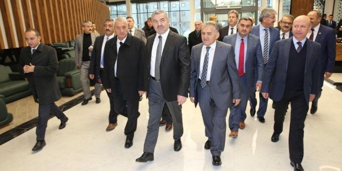 Kayseri Büyükşehir Ve İlçe Belediye Başkanları Melikgazi’de