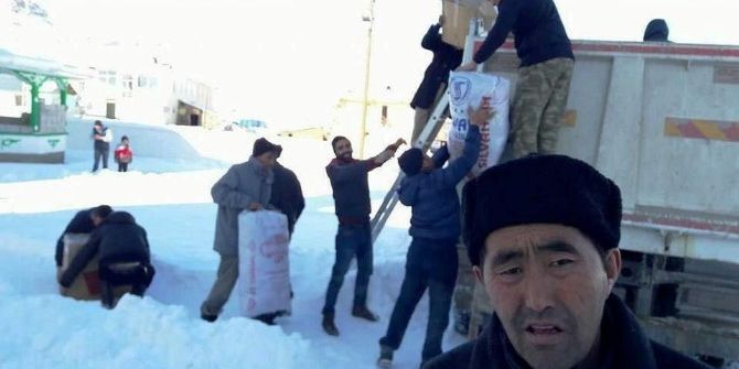 Kırgızlardan Halep’e Yardım