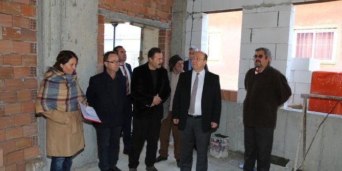 Yılmazköy Mahallesi Kültür Evi İnşaatı Devam Ediyor
