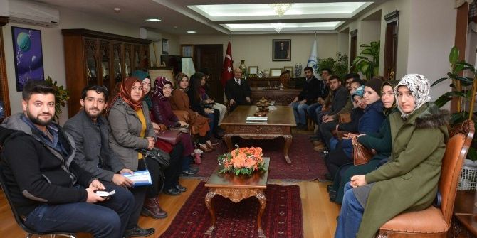 Üniak Rektör Gönüllü’yü Ziyaret Etti