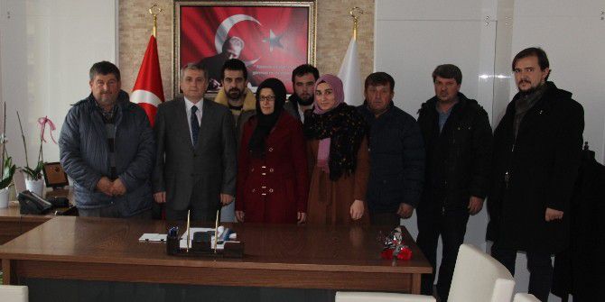 Çanlı Gazetecilerden Kaymakam Karataş’a Ziyaret