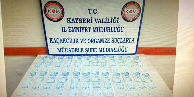 Kayseri’de Sahte Para Operasyonu