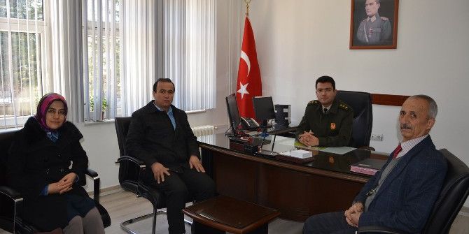 Okul Yönetiminden, Garnizona Taziye Ziyareti