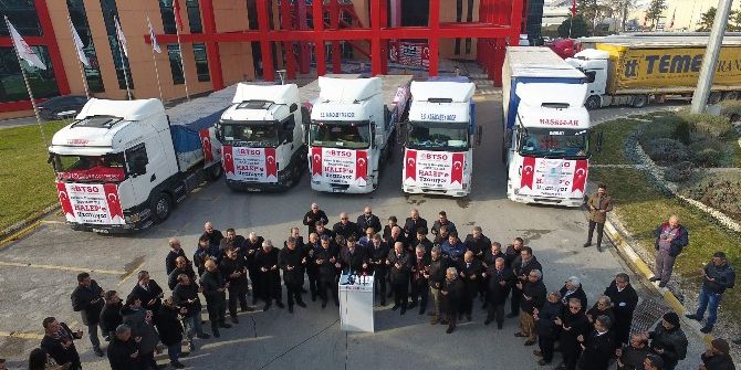 Bursa İş Dünyasından Halep’e 37 Tır Yardım