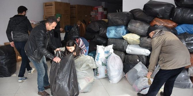 Dursunbey’de Halep İçin Yardım Kampanyası