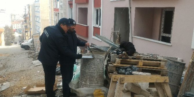 Zabıta Müdürlüğünden İnşaat Denetimi
