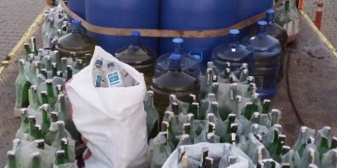 Yılbaşı Öncesi Sahte İçki İmalathanesine Baskın