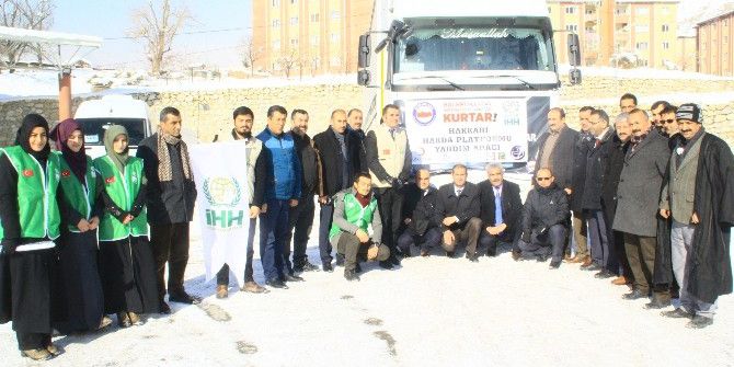 Hakkari’den Halep’e Yardım