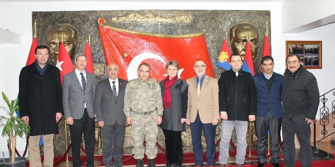 Bilecik Tso Ve Stk Temsilcilerinden Tuğgeneral Halis Zafer Koç’a Taziye Ziyareti