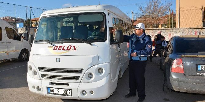 Aksaray’da Zabıtadan Servis Denetimi
