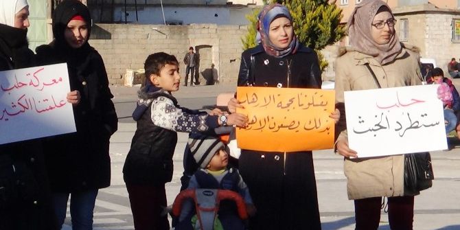 130 Bin Suriyeli’nin Bulunduğu Kilis’te 14 Kişiyle Eylem Yaptılar