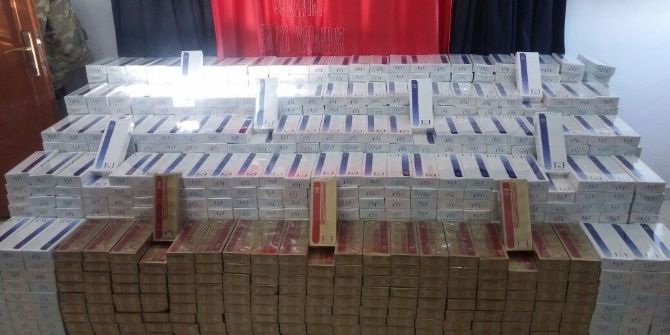 Mardin’de 20 Bin Paket Kaçak Sigara Ele Geçirildi