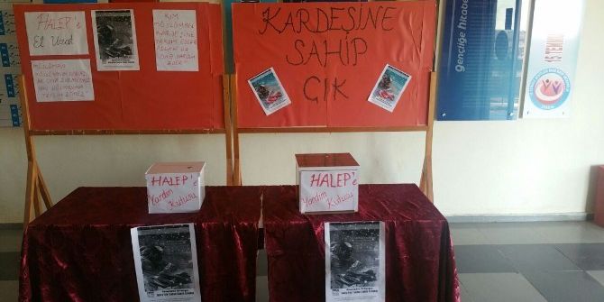 Viranşehir İlçe Milli Eğitim Müdürlüğünden Halep Seferberliği